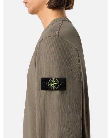 SWEAT STONE ISLAND 6100017  S0472  005G  VERT MILITAIRE