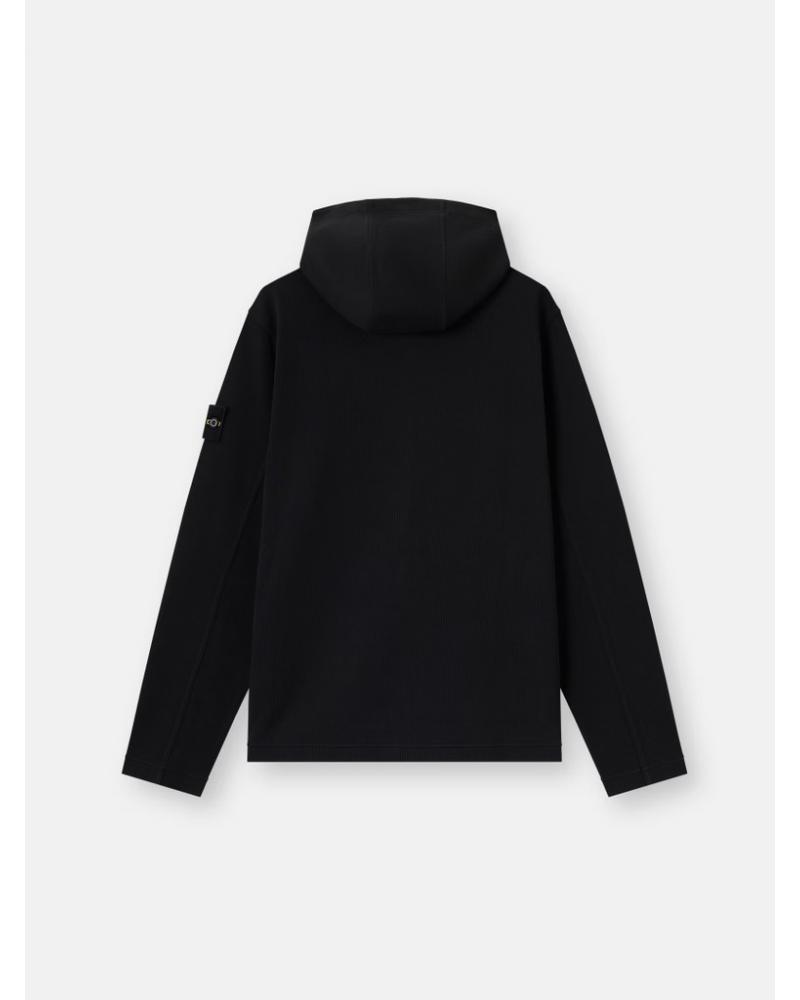 SWEATER HOODIE STONE ISLAND 6100020 S0472  0029   NOIR