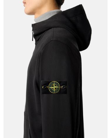 SWEATER HOODIE STONE ISLAND 6100020 S0472  0029   NOIR