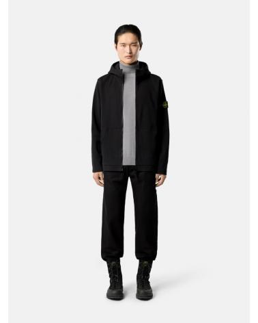 SWEATER HOODIE STONE ISLAND 6100020 S0472  0029   NOIR