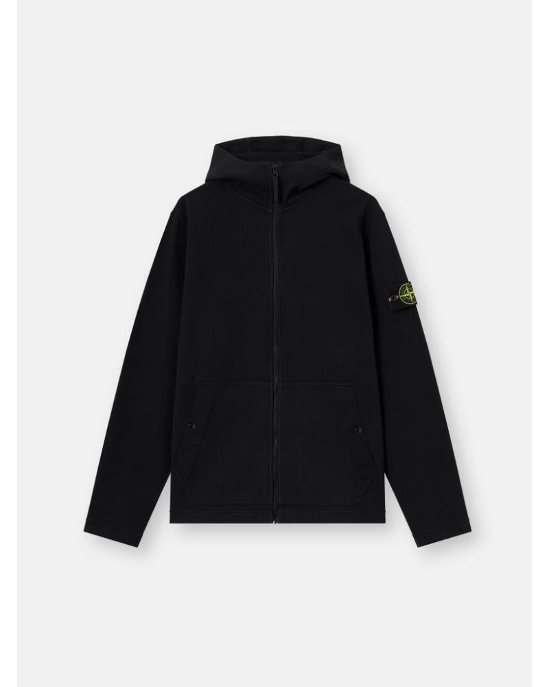 SWEATER HOODIE STONE ISLAND 6100020 S0472  0029   NOIR