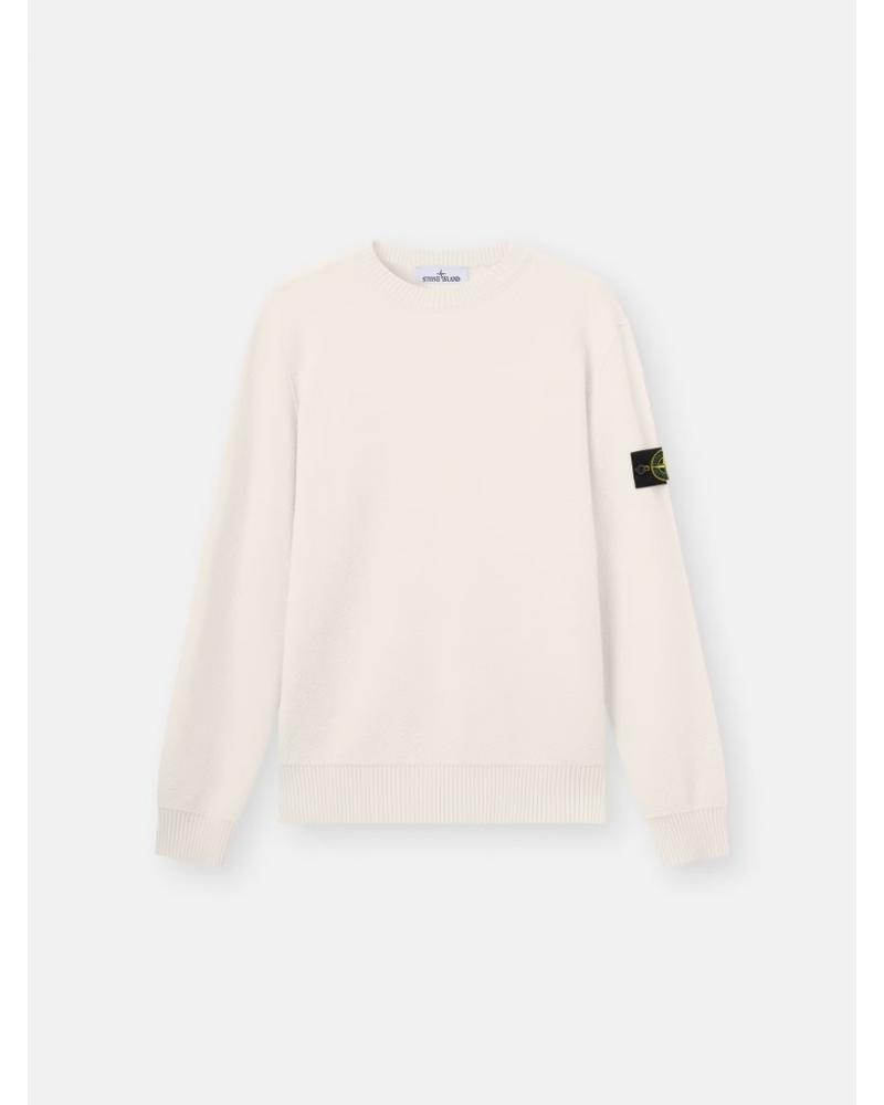 PULL  STONE ISLAND COL ROND 5100011 S011C4 0093 IVOIRE