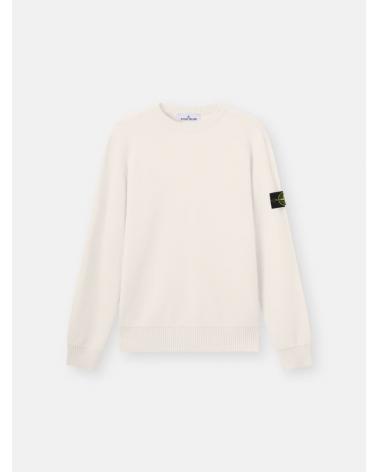 PULL  STONE ISLAND COL ROND 5100011 S011C4 0093 IVOIRE