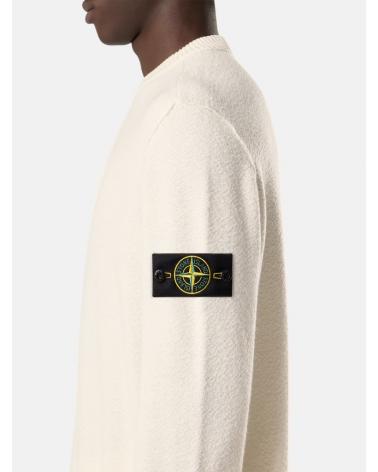 PULL  STONE ISLAND COL ROND 5100011 S011C4 0093 IVOIRE