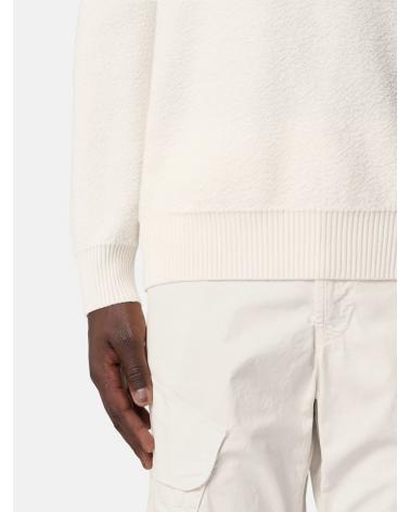 PULL  STONE ISLAND COL ROND 5100011 S011C4 0093 IVOIRE