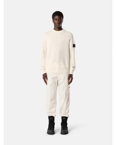 PULL  STONE ISLAND COL ROND 5100011 S011C4 0093 IVOIRE