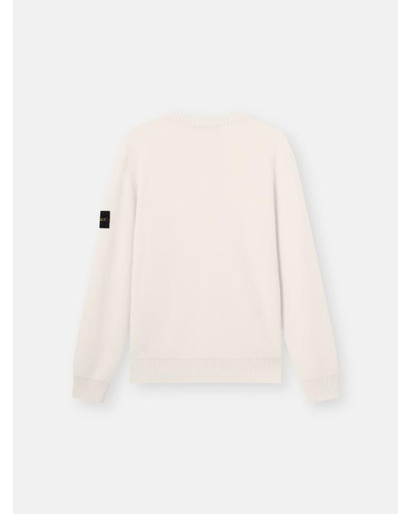 PULL  STONE ISLAND COL ROND 5100011 S011C4 0093 IVOIRE