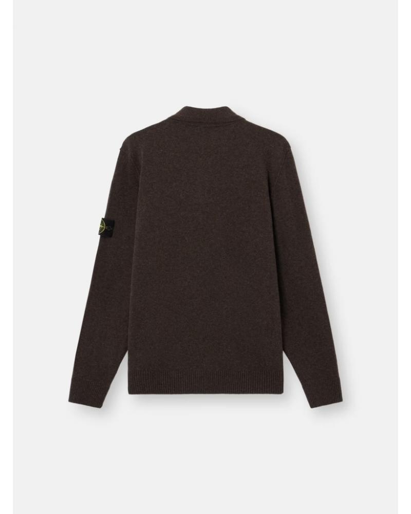 PULL POLO STONE ISLAND 5100018  S00B4  0M60 GRIS Mélangé
