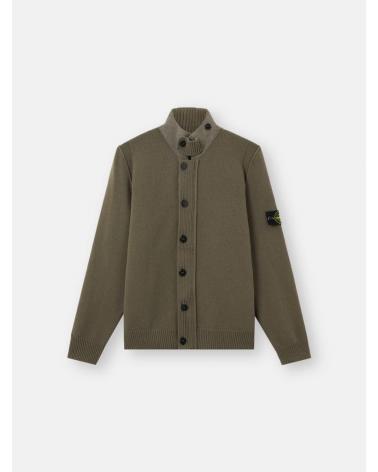 CARDIGAN BOUTONNÈ 5100047 S00A3 005G VERT MILITAIRE