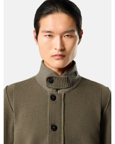CARDIGAN BOUTONNÈ 5100047 S00A3 005G VERT MILITAIRE