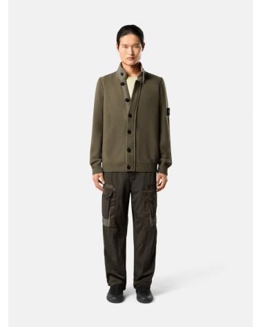CARDIGAN BOUTONNÈ 5100047 S00A3 005G VERT MILITAIRE