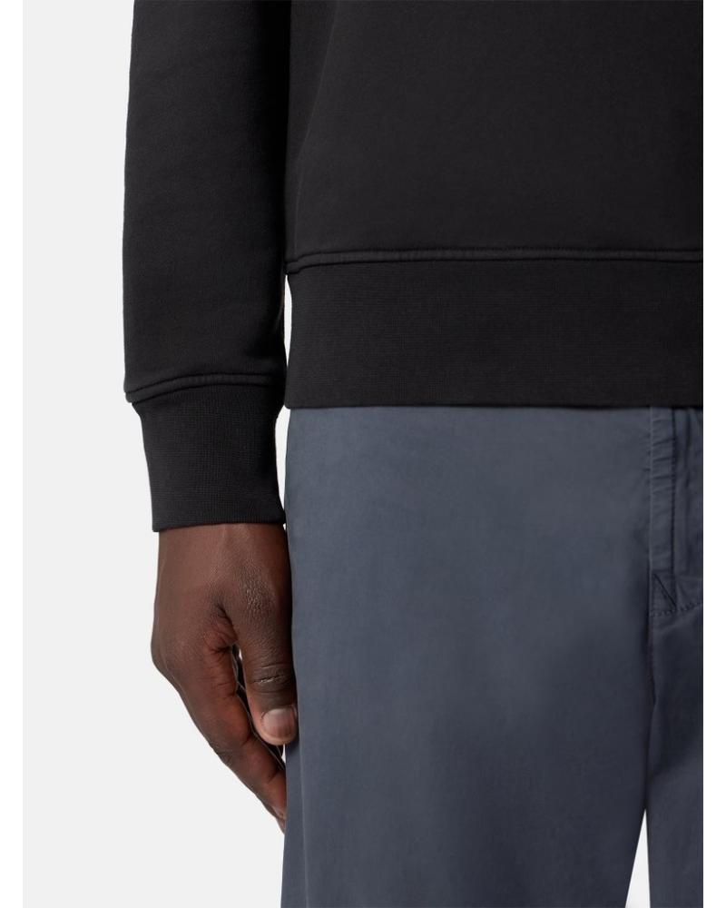 SWEAT STONE ISLAND 6100060  S000510029 ORGANIC COTTON FLEECE NOIR