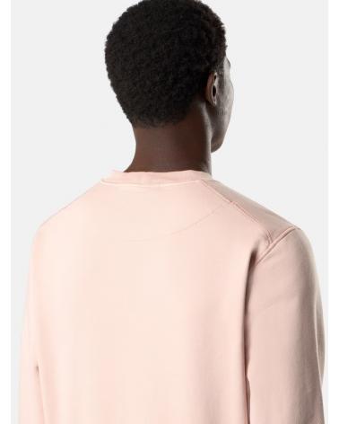 SWEAT STONE ISLAND 6100060  S00051 005G ORGANIC COTTON FLEECE ROSE ANTIQUE