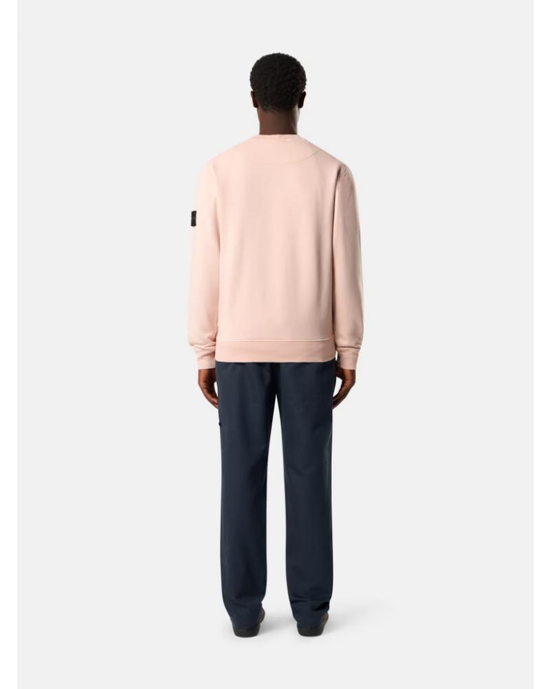 SWEAT STONE ISLAND 6100060  S00051 005G ORGANIC COTTON FLEECE ROSE ANTIQUE
