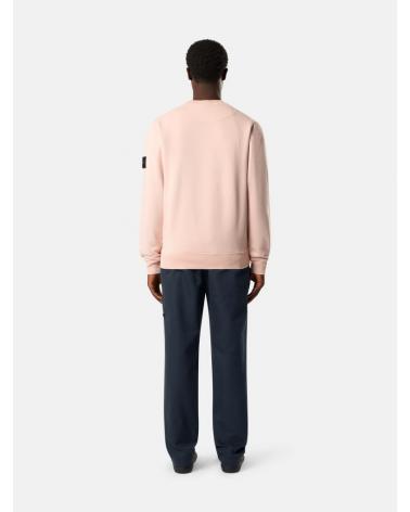SWEAT STONE ISLAND 6100060  S00051 005G ORGANIC COTTON FLEECE ROSE ANTIQUE