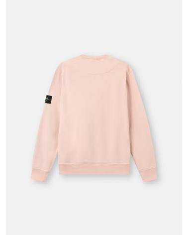 SWEAT STONE ISLAND 6100060  S00051 005G ORGANIC COTTON FLEECE ROSE ANTIQUE