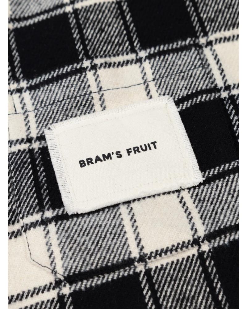 Surchemise BRAMS FRUIT Ecossais NOIR/BLANC