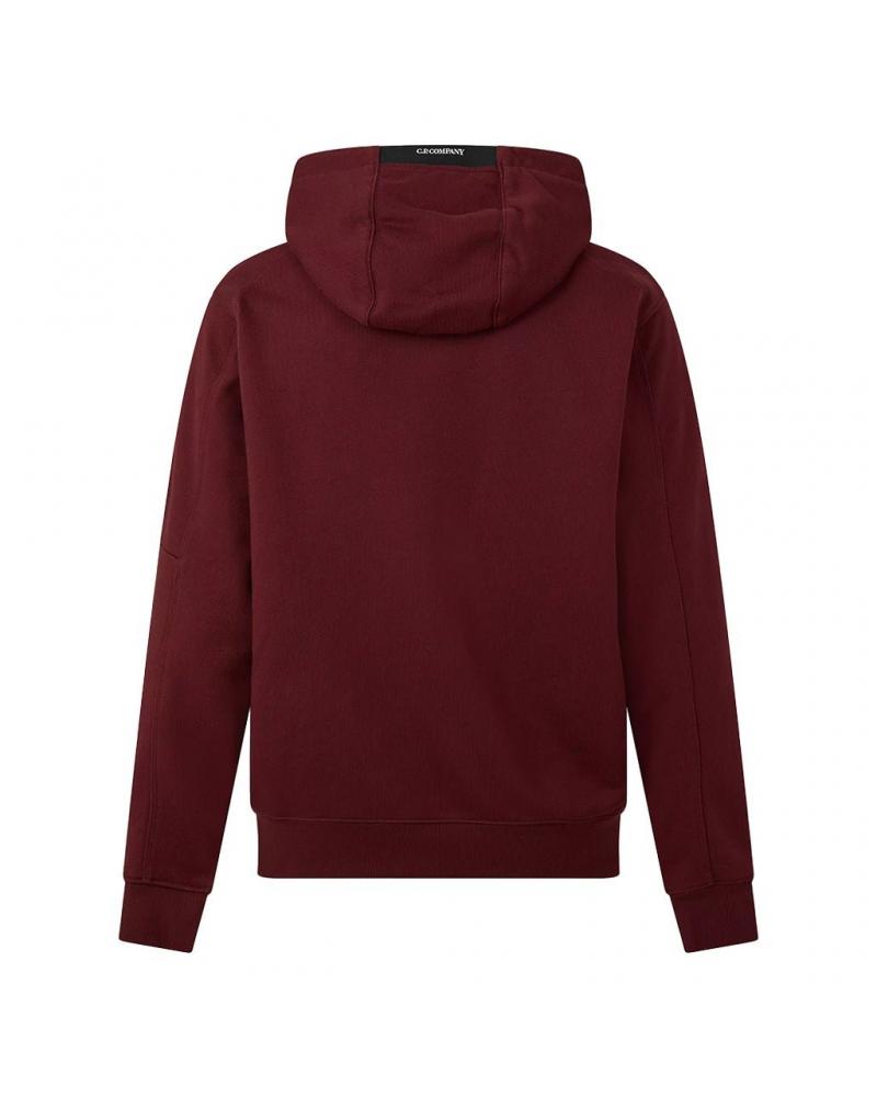SWEAT C.P COMPANY HOODED  SS714 592 ANDORRA BORDEAUX