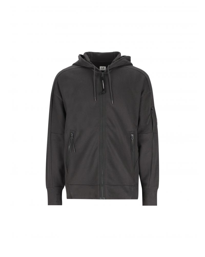 GILET SWEAT ZIPPÈ HOODED SS716A  985 GRIS ANTRACITE