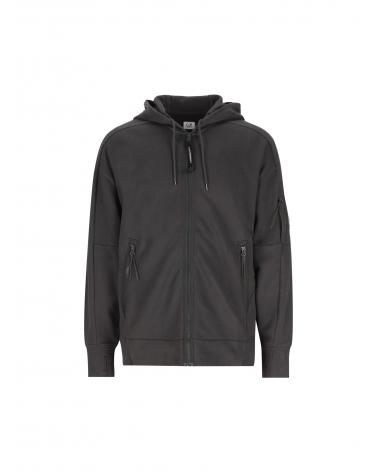GILET SWEAT ZIPPÈ HOODED SS716A  985 GRIS ANTRACITE