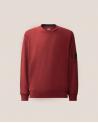SWEAT C.P.COMPANY DIAGONAL RAISED CREW NECK SS713A  592Andorra Red Bordeaux