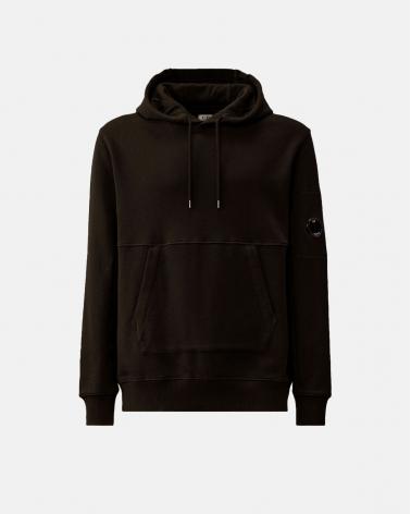 SWEAT C.P COMPANY HOODED  SS714 999 NOIR