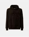 SWEAT C.P COMPANY HOODED  SS714 999 NOIR