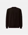 SWEAT C.P.COMPANY DIAGONAL RAISED CREWNECK SS713A  999 NOIR