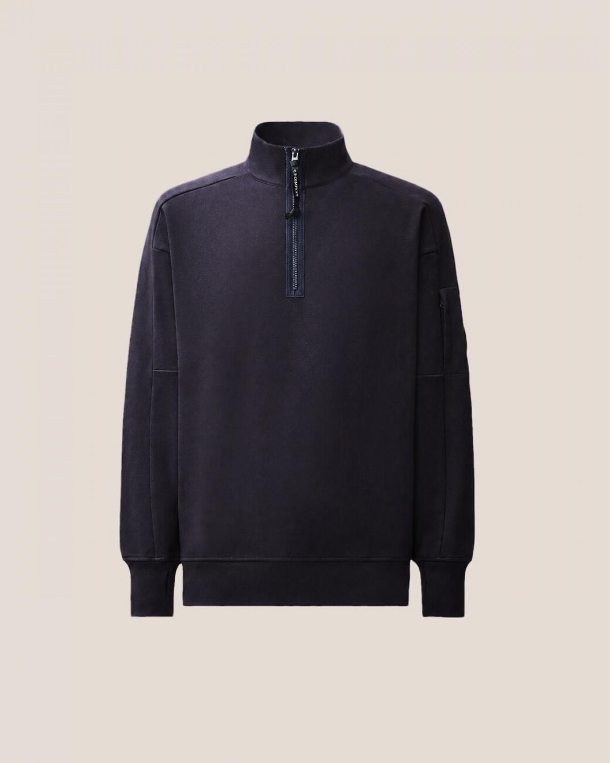 Sweat Half Zip C.P Company SS033 888 Marine