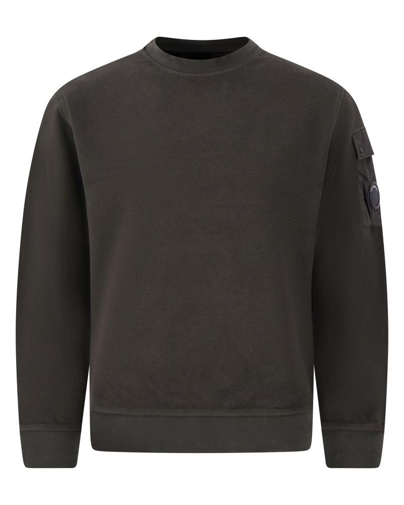 SWEAT CREW NECK BRUSHED EMERIZED DIAGONAL FLEECE C.P. COMPANY SS192A 985 ANTRA
