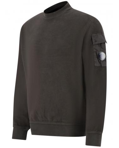 SWEAT CREW NECK BRUSHED EMERIZED DIAGONAL FLEECE C.P. COMPANY SS192A 985 ANTRA