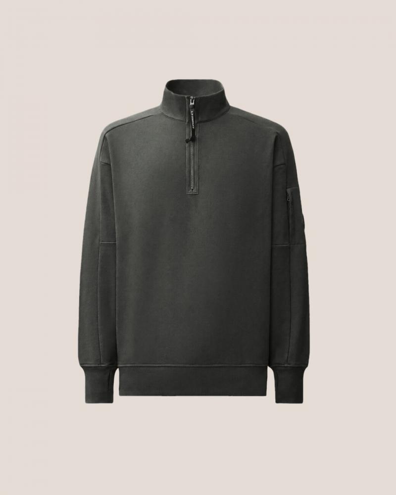 Sweat Half Zip C.P Company SS033 985 Raven Gris