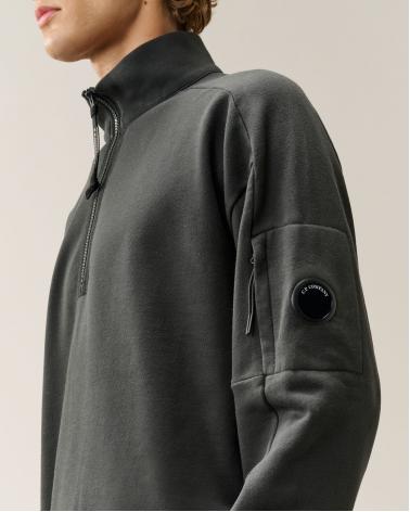 Sweat Half Zip C.P Company SS033 985 Raven Gris