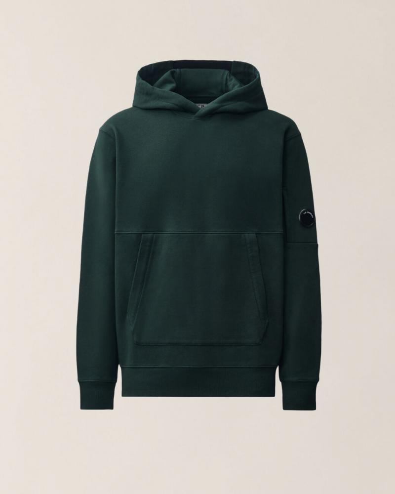 SWEAT C.P COMPANY HOODED  SS714 697 VERT
