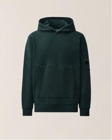 SWEAT C.P COMPANY HOODED  SS714 697 VERT