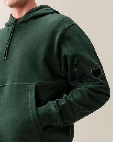 SWEAT C.P COMPANY HOODED  SS714 697 VERT