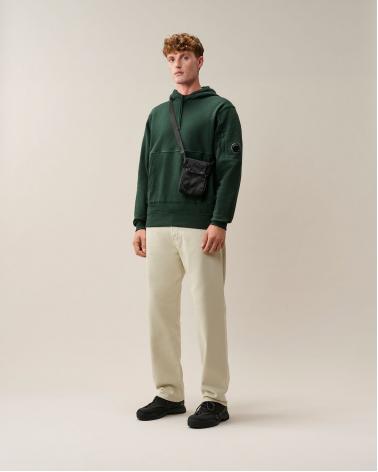 SWEAT C.P COMPANY HOODED  SS714 697 VERT