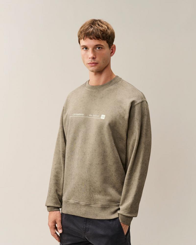 SWEAT C.P. COMPANY CHADYSS175A  R90 GRIS Usé