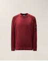 Pull col rond CP.COMPANY KN046A 592 Andorra bordeaux
