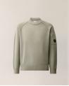 PULL CP.COMPANY196A 936 COL ROND COTON CHENILLE GRIS