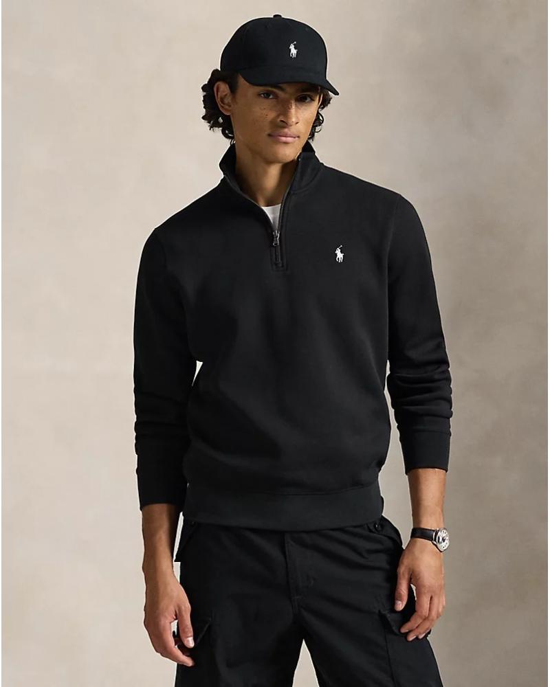 SWEAT DEMI ZIP RALH LAUREN NOIR
