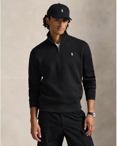 SWEAT DEMI ZIP RALH LAUREN NOIR
