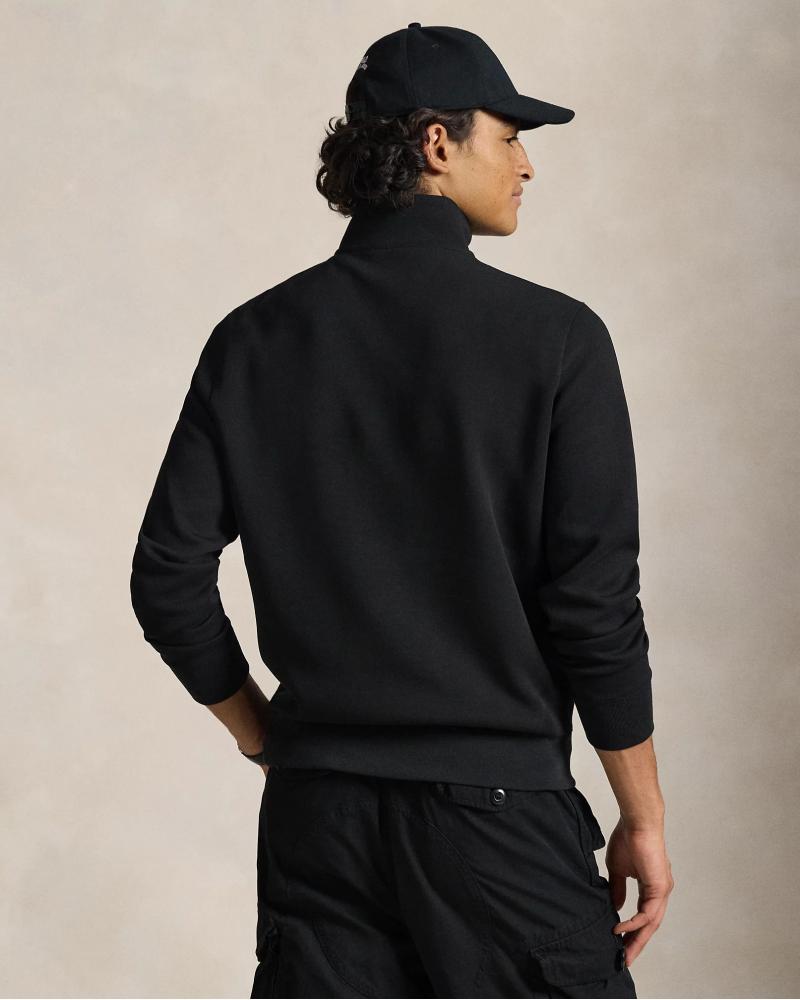 SWEAT DEMI ZIP RALH LAUREN NOIR