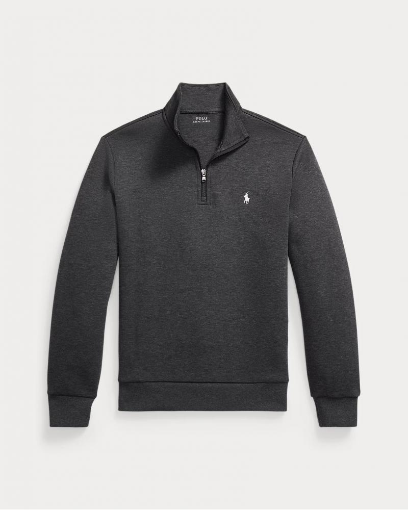 SWEAT DEMI ZIP RALH LAUREN GRIS