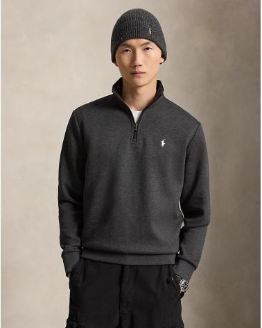 SWEAT DEMI ZIP RALH LAUREN GRIS