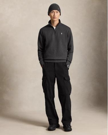 SWEAT DEMI ZIP RALH LAUREN GRIS