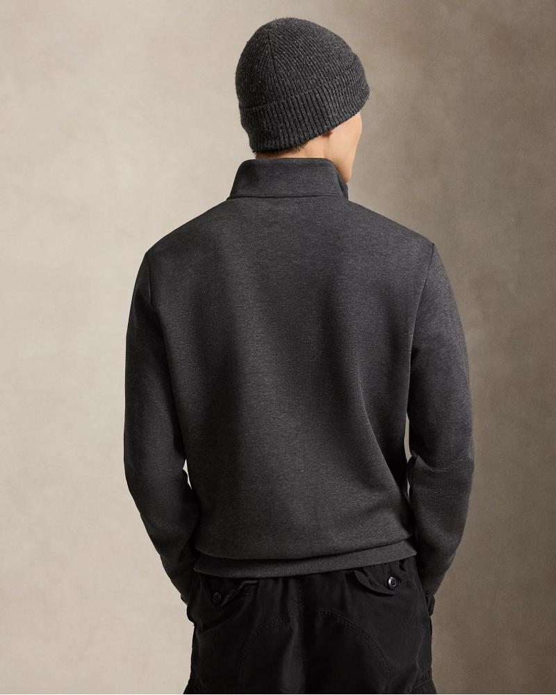 SWEAT DEMI ZIP RALH LAUREN GRIS