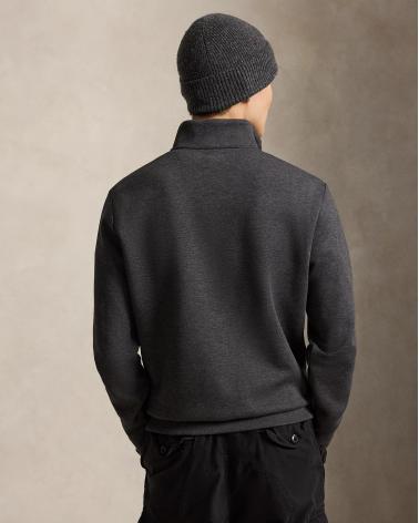 SWEAT DEMI ZIP RALH LAUREN GRIS