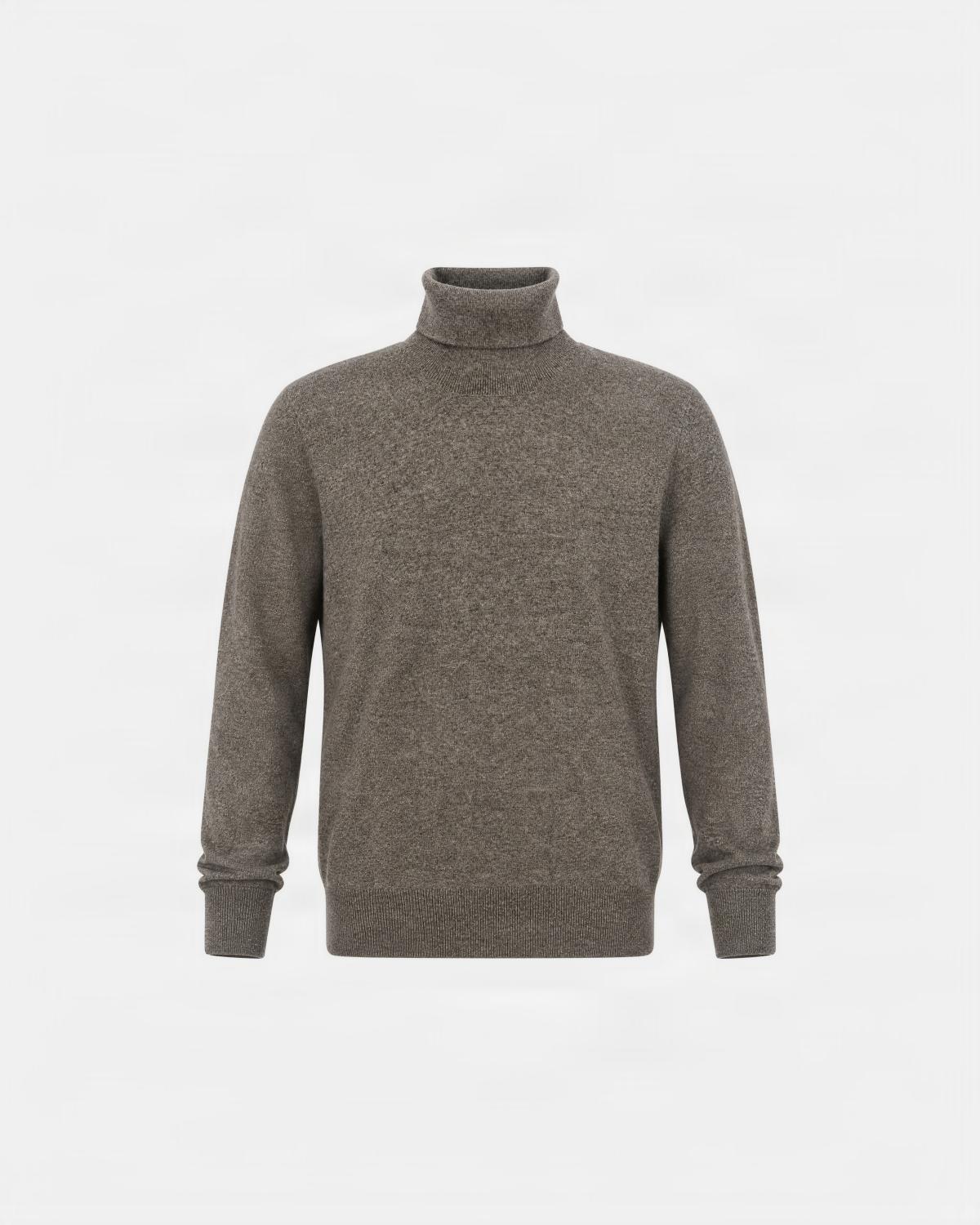 COL  ROULÈ GRAN SASSO PUR CASHMERE MARRON