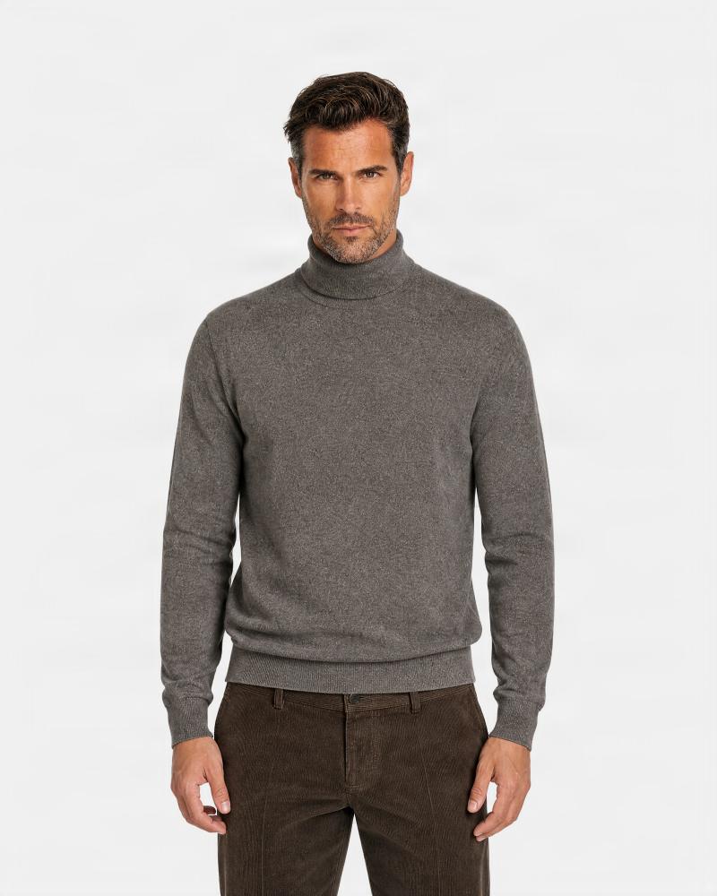 COL  ROULÈ GRAN SASSO PUR CASHMERE MARRON